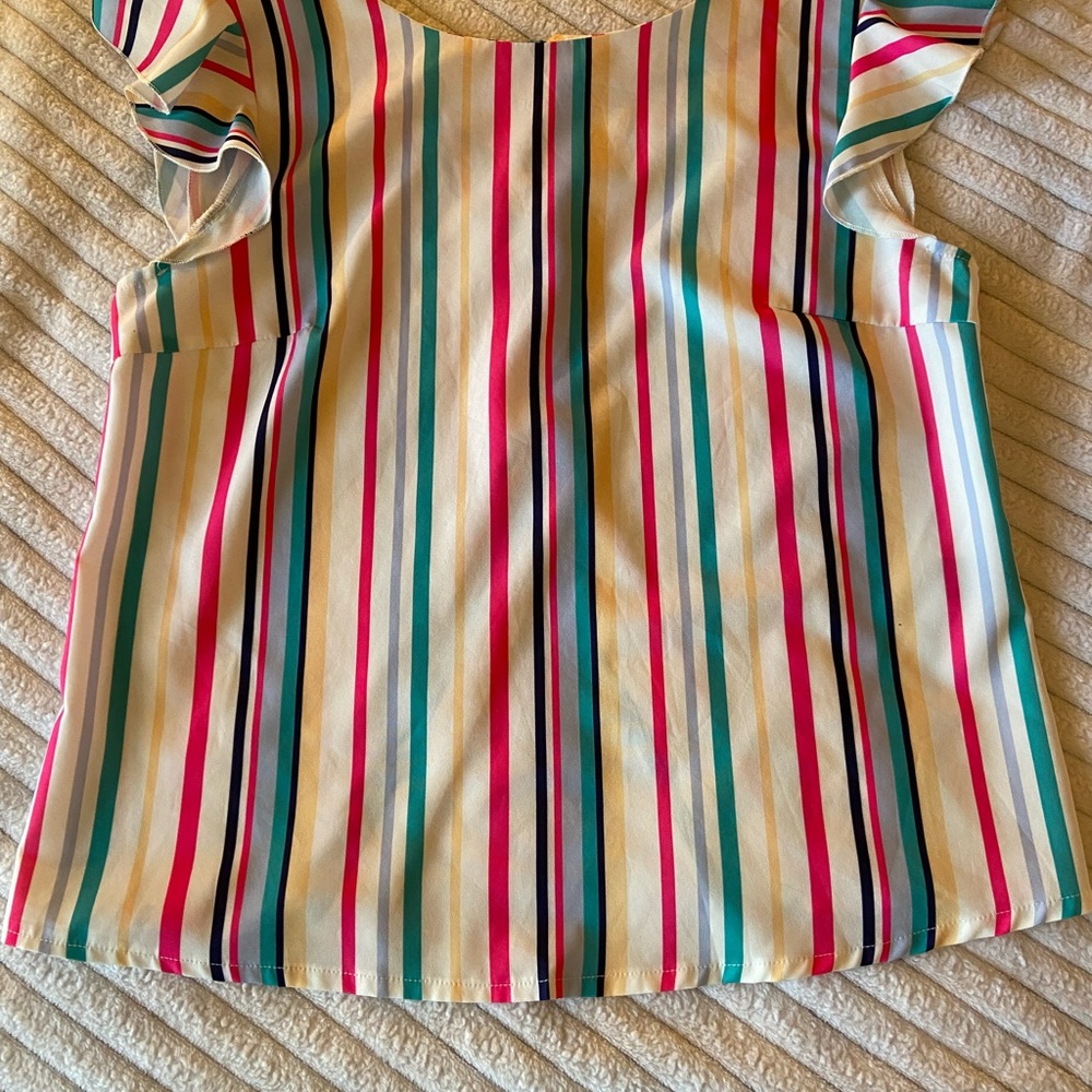 Colorful striped blouse